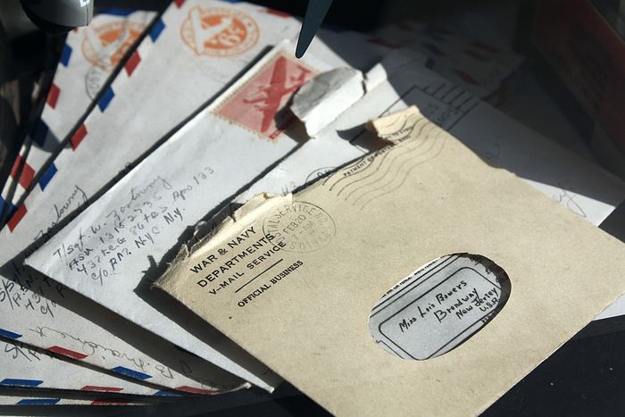 Opened envelopes
